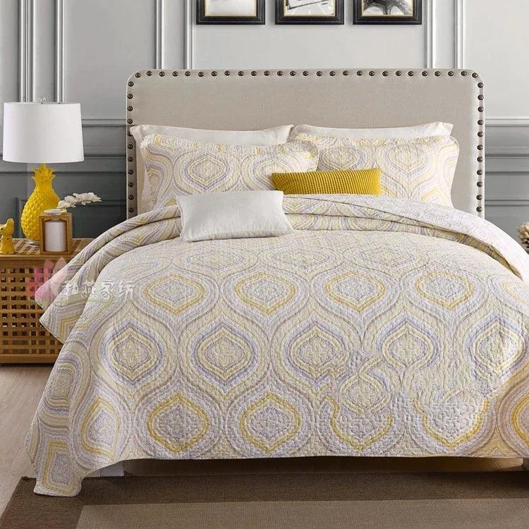 Bedspread Pure Cotton Summer Cooling Duvet Airable Cover Bed Three-piece Set EX-STOCK Canada