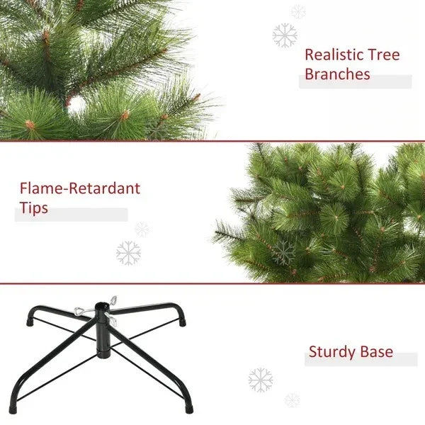 7 FT Christmas Tree Artificial Pine Tree Christmas Decoration 505 Branches Green EX-STOCK Canada