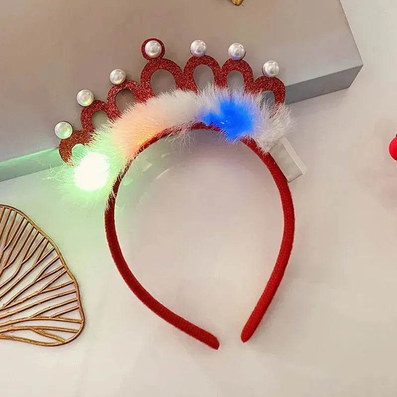 Christmas With Light Headband Snowflake Women's - EX-STOCK Canada