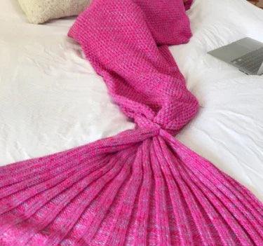 Couverture de Sirène Chaude Artisanale Tricotée Pour Dormir Couverture de Canapé TV Queue de Sirène Couverture Enfants Adultes Bébé Sac Crocheté Literie Plaid SacEX-STOCK Canada