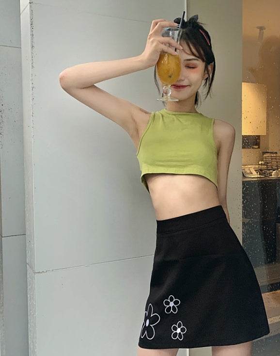 Summer Halter neck tank Tops and Skirt Outfit set - EX-STOCK Canada