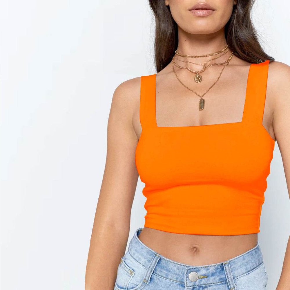Summer New Fashion Women Crop Top Sexy Sleeveless Tank Tops - EX-STOCK Canada