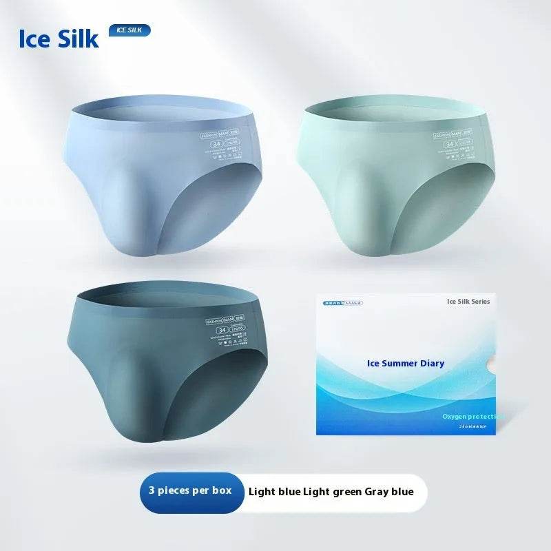 Ice Silk Men's Underwear Summer Seamless Briefs - EX-STOCK Canada