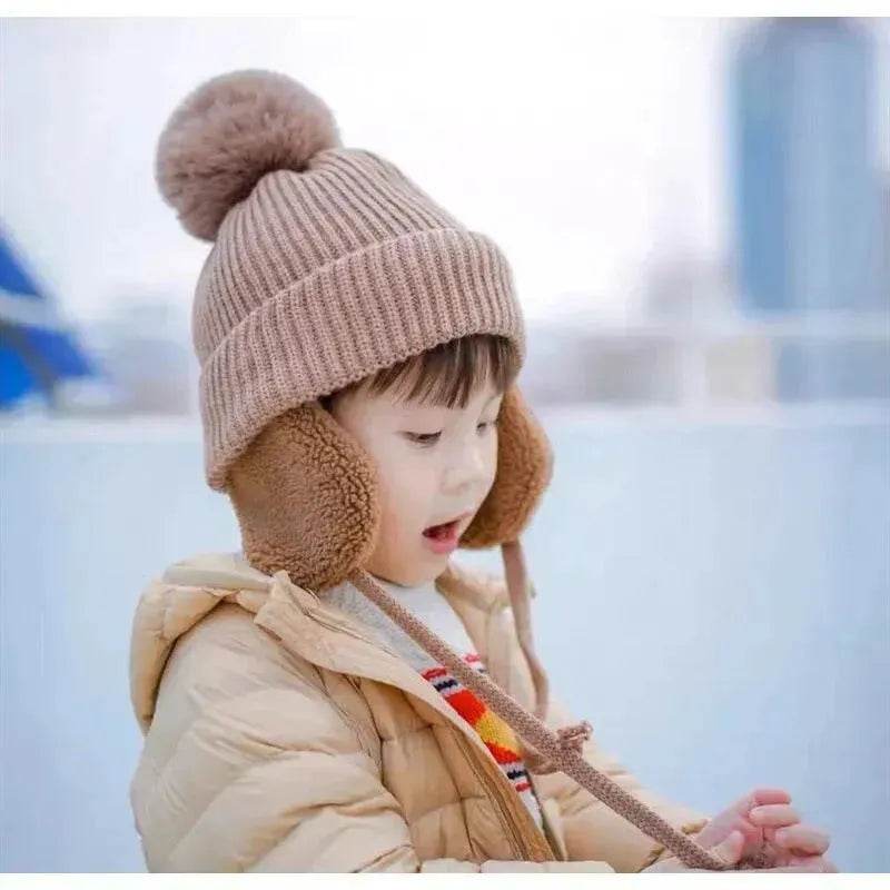 Autumn And Winter Children's Cute Knitting Wool Hat Winter - EX-STOCK Canada