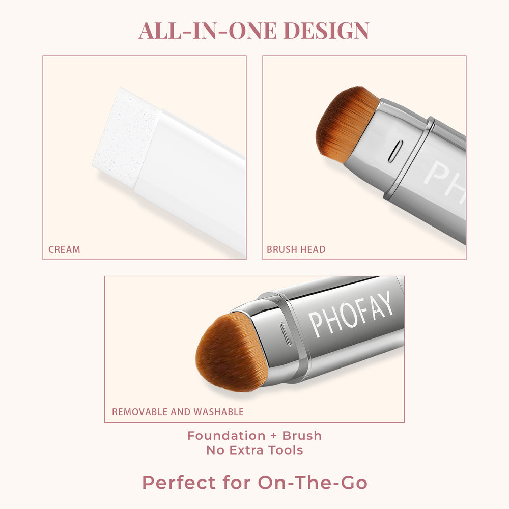 Color-Changing Foundation Stick – Skin-Tone Adaptive Coverage (1, 2 & 3 Pack) 2