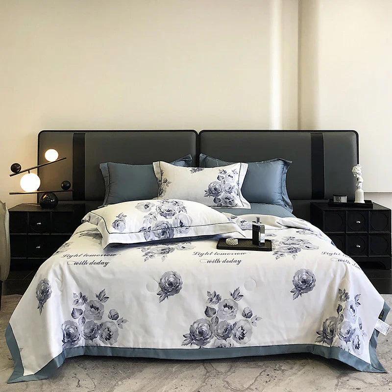 Housse de couette rafraîchissante d'été en Tencel lavable et aéréeEX-STOCK Canada