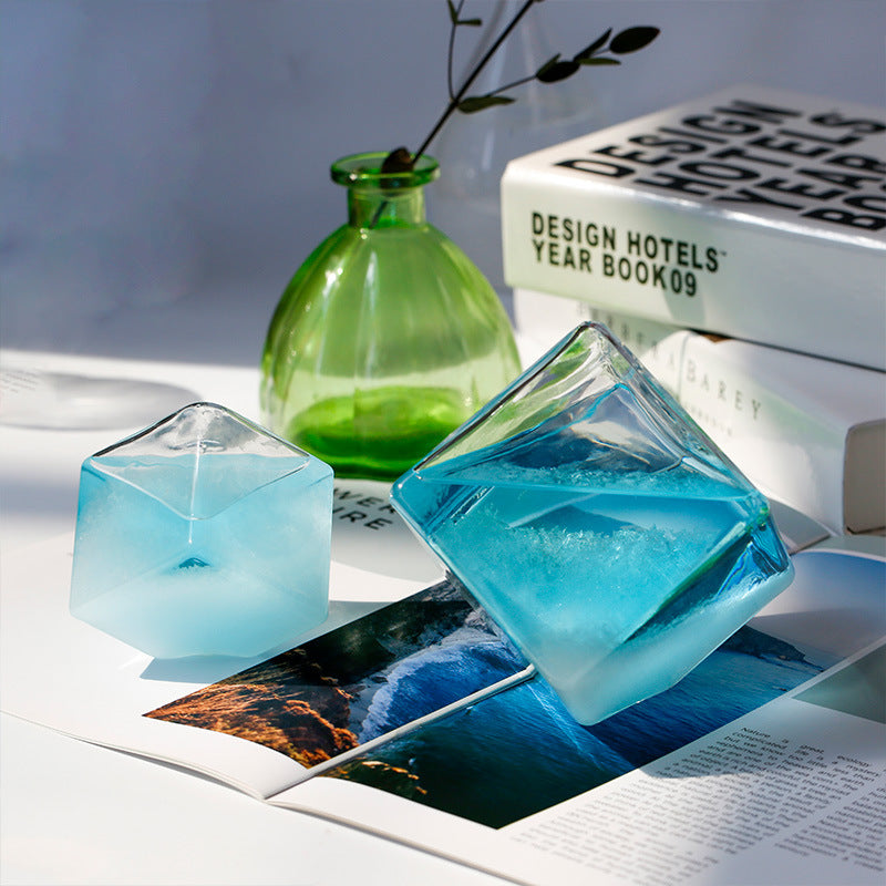 Desktop Droplet Storm Glass Bottle Weather Forecast Predictor Monitor Barometer For Home Decor Water Cubes EX-STOCK Canada