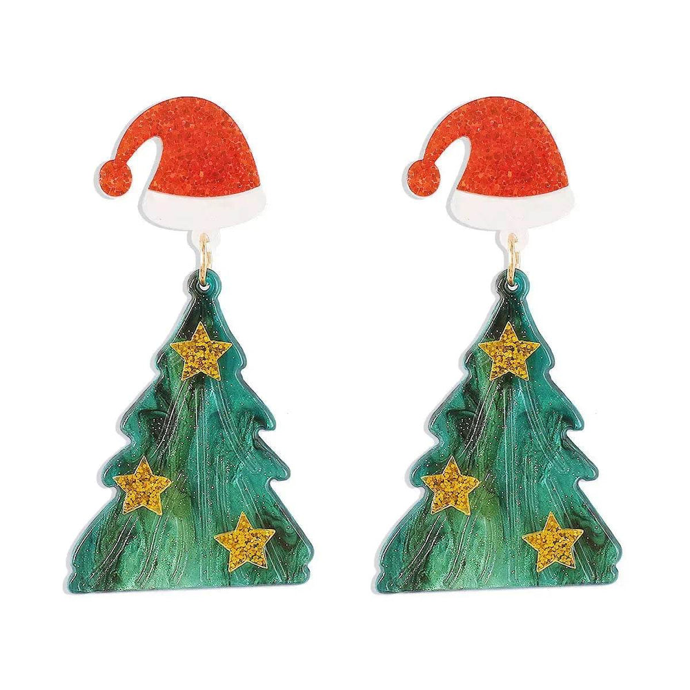 Creative Niche Fashion Temperament Trendy Festive Acrylic Earrings - EX-STOCK Canada