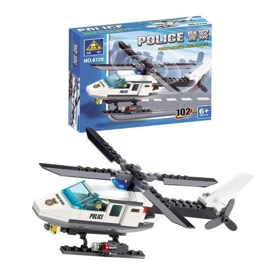Assembling And Inserting Building Blocks Police Airplane Toy EX-STOCK Canada