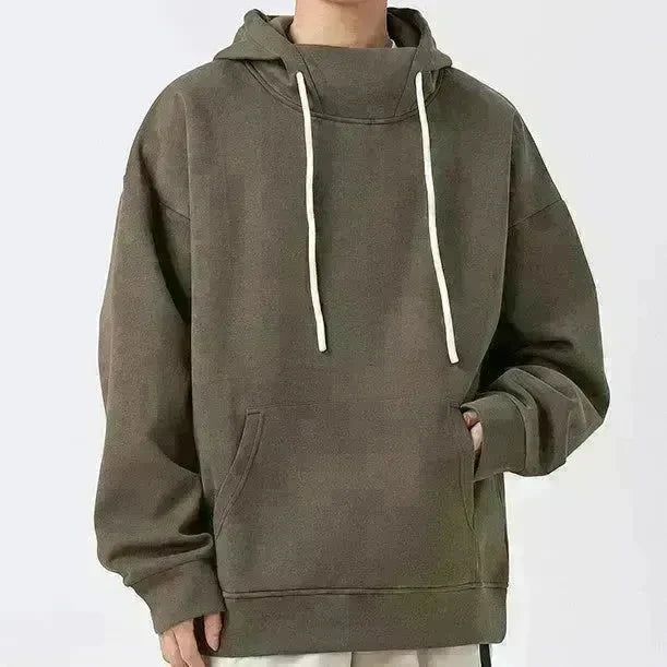 American Fleece Lined Drawstring Hoodie Sweatshirt Pullover for Men - EX-STOCK CANADA