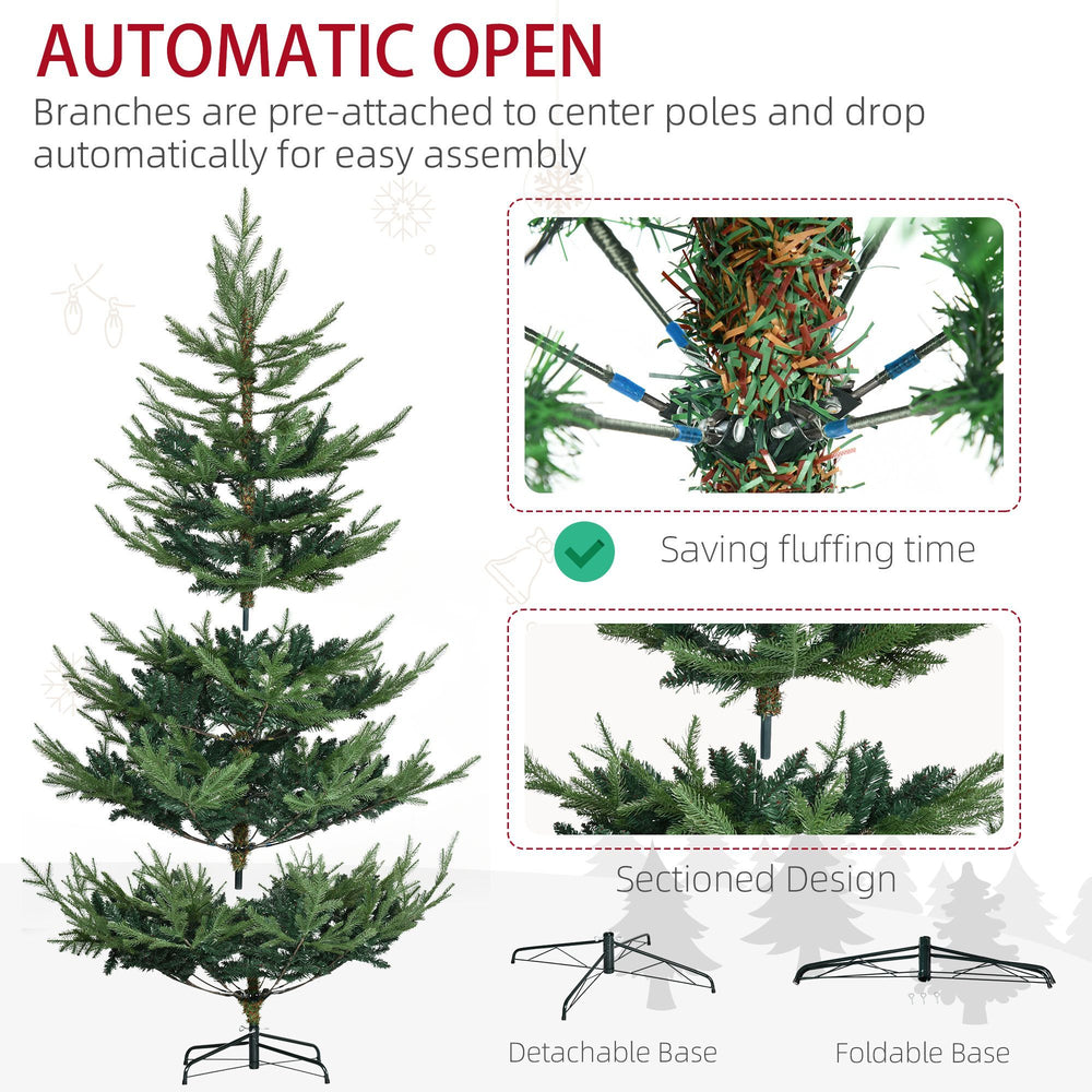 6ft Artificial Christmas Tree With Metal Base, Xmas Tree EX-STOCK Canada