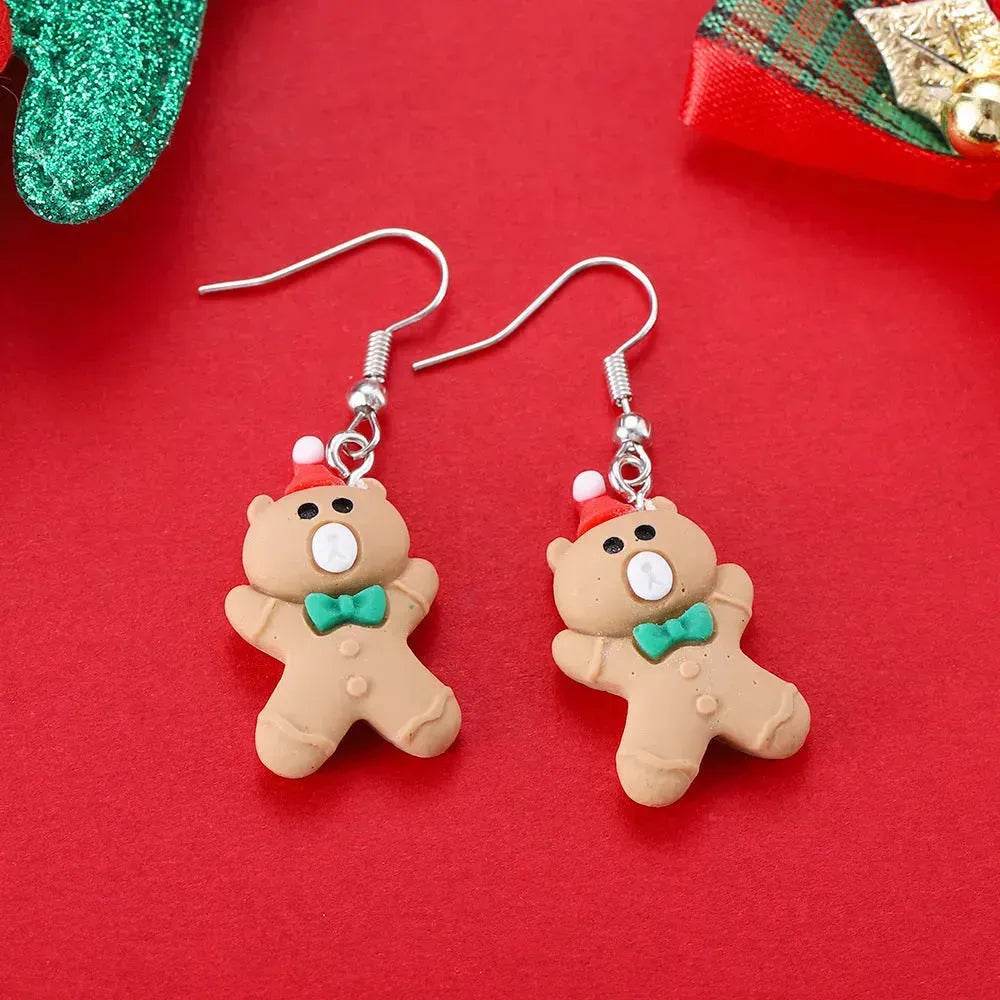 Creative Cartoon Christmas Earrings Fashion - EX-STOCK Canada
