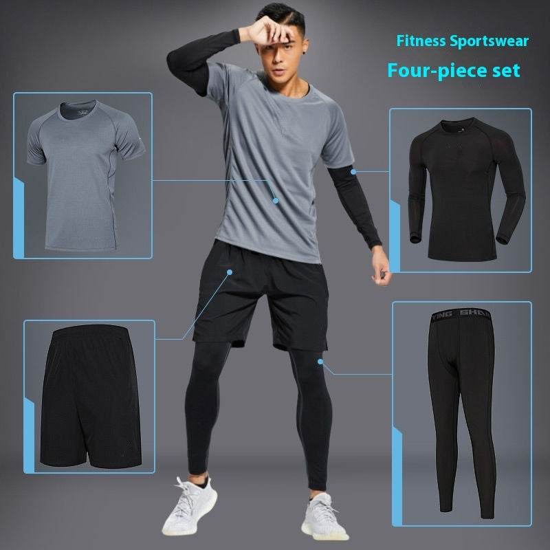 Fitness apparel - Quick Drying Workout clothes for men Gym wear - EX-STOCK Canada