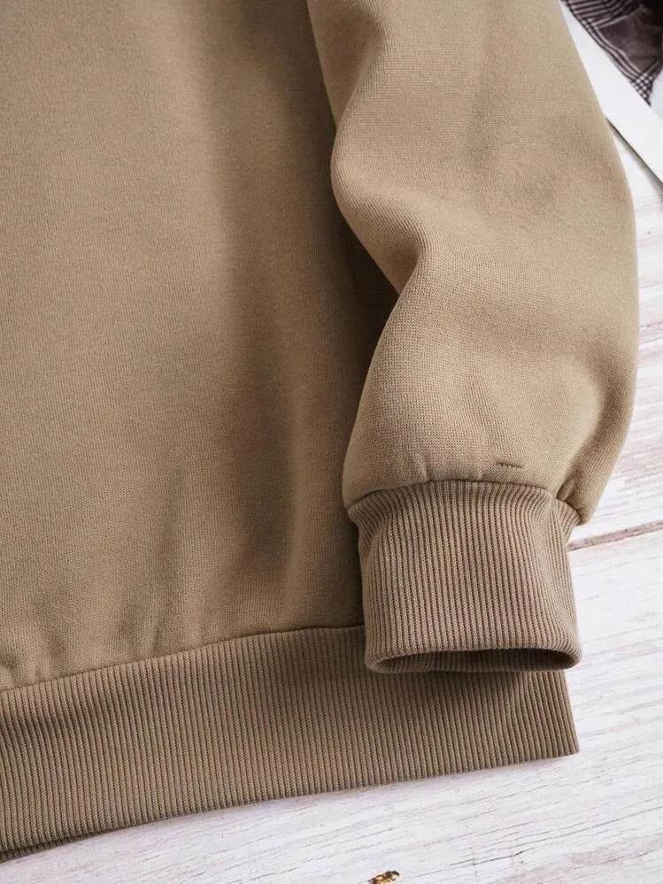 Women Figures Pattern Warm Lined Sweatshirt - EX-STOCK Canada