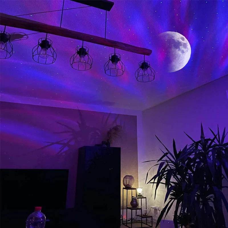 Bedroom Remote Control Starry Projection Lamp Home decor - EX-STOCK Canada