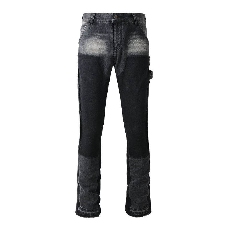 Denim Non-elastic Slim Fit Bootcut Trousers Men Jeans - EX-STOCK Canada