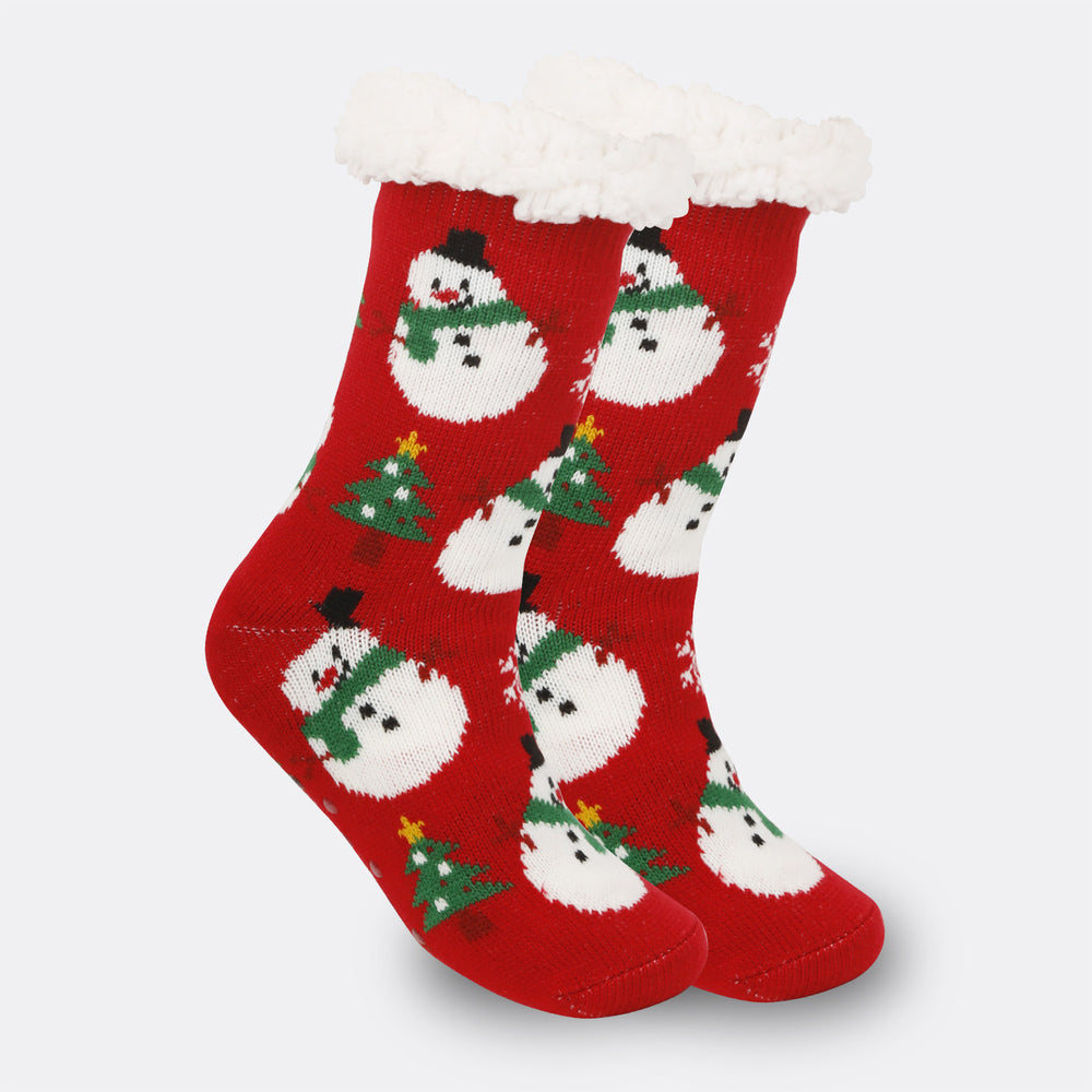 Christmas Women's Thickened Fleece-lined Room Socks EX-STOCK Canada