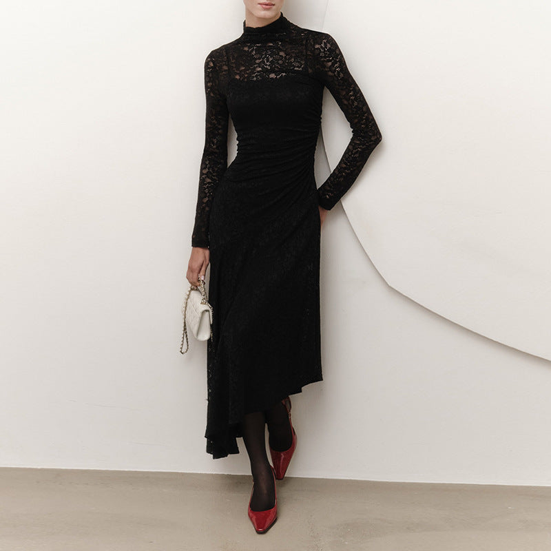 Lace Long Sleeve Dress Plus Suspenders For Women EX-STOCK Canada