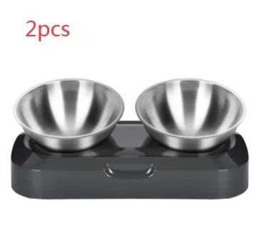 Pet Stainless Steel Bowl Pet Double Night EX-STOCK Canada