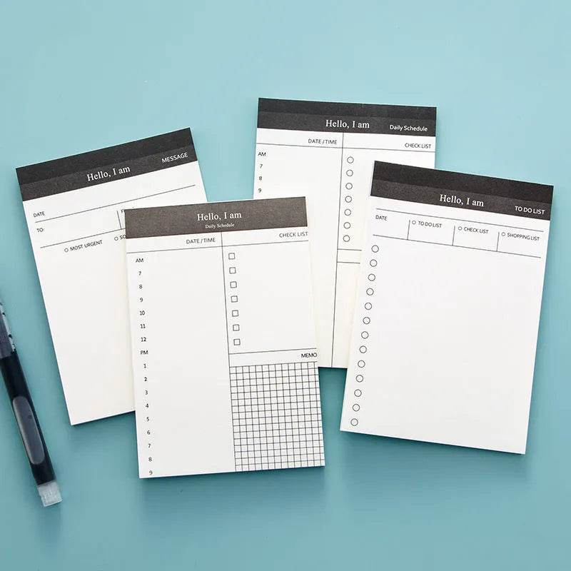 Portable Notepad Schedule Daily Planner - EX-STOCK Canada