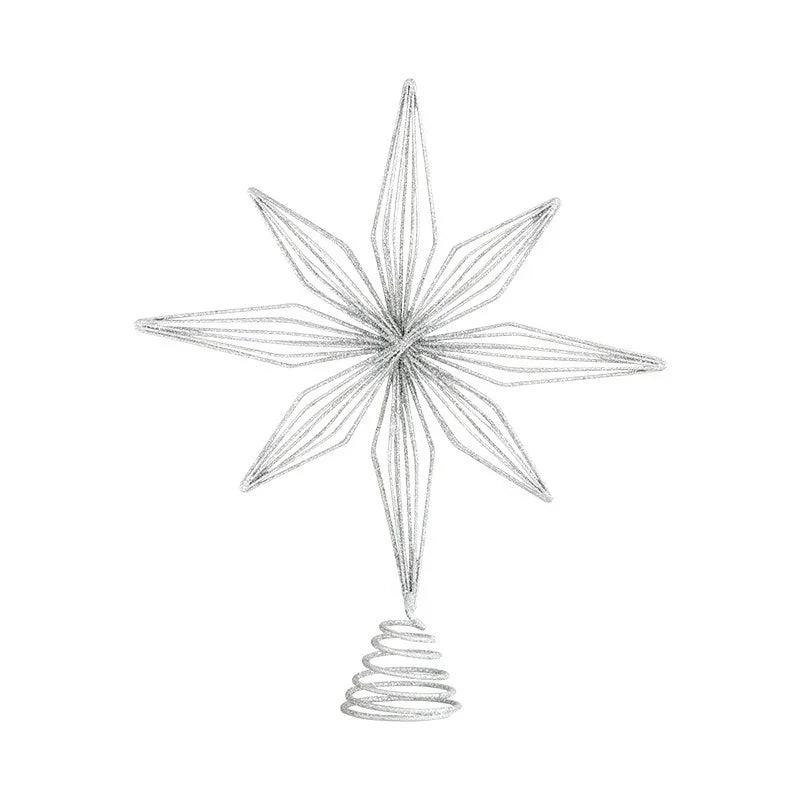 Eight Awn Star Champagne Christmas Decoration Ornaments EX-STOCK Canada