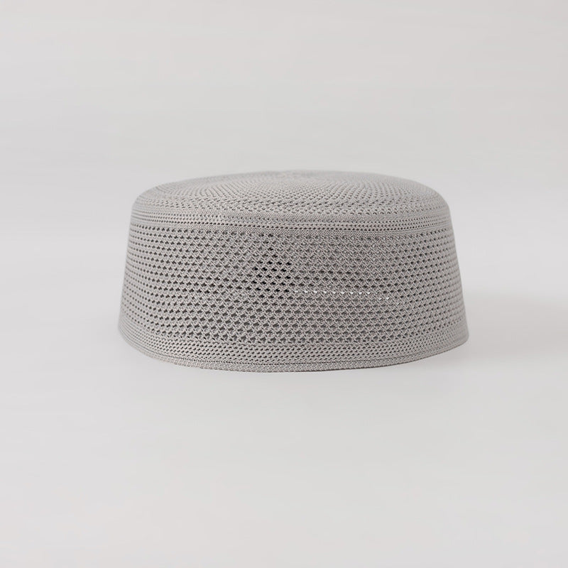 Muslim Ethnic Cap Worship Cap Breathable Flat Top Ceremonial Hat - EX-STOCK Canada