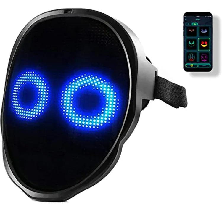 Halloween Face Masks Full Color LED Luminous Mask Face Changing Mask Party Bar Props EX-STOCK Canada