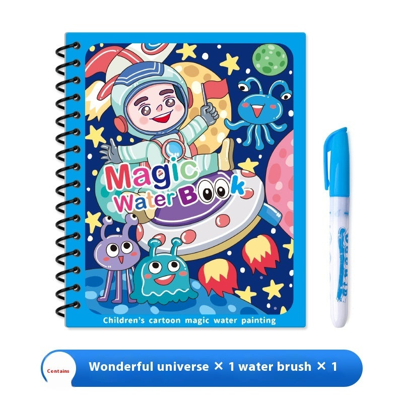 Children's Magic Water Painting Book for Kids – 8 Themes (Ages 4–6)
