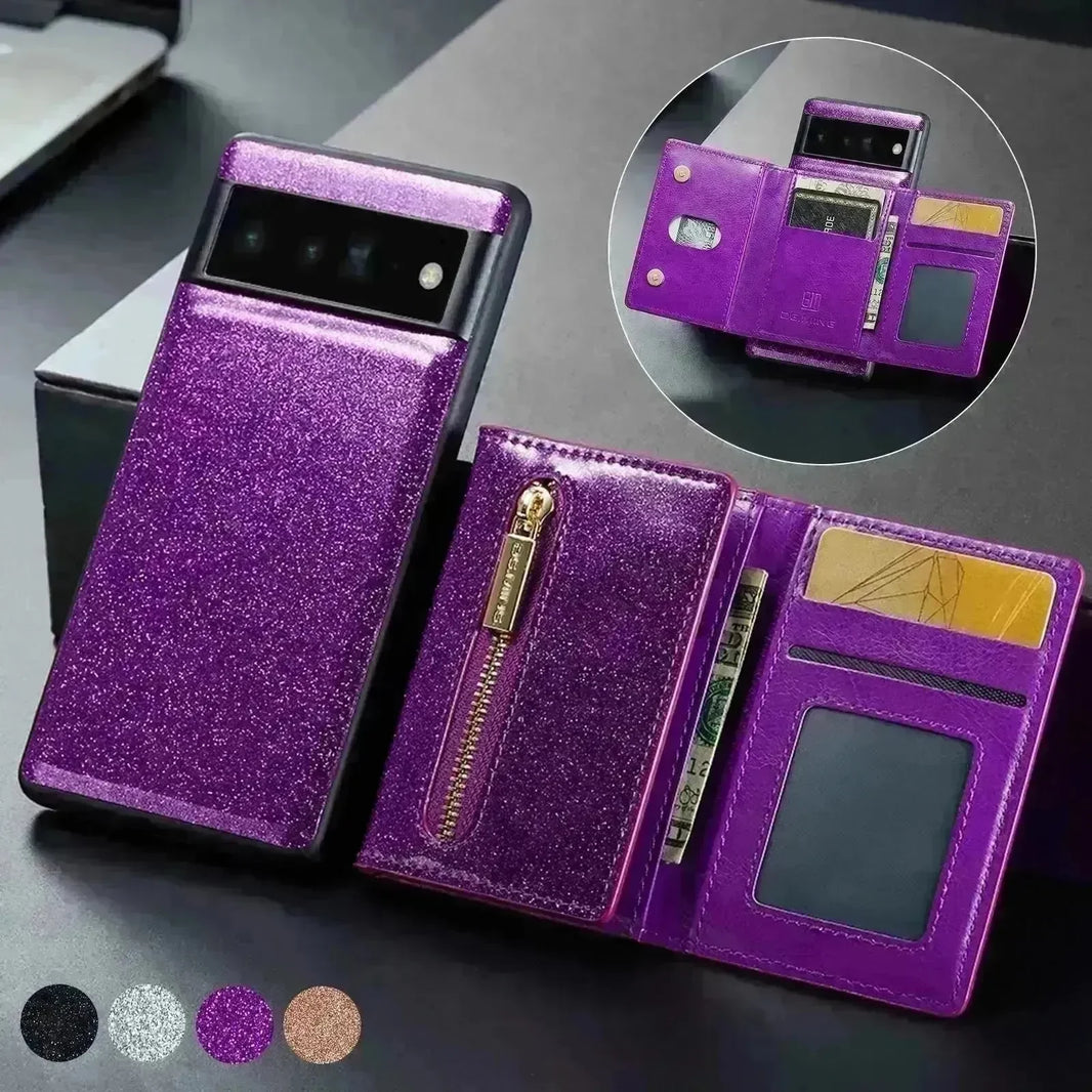 Magnetic Card Holder Protective Case Phone Case Leather Case - EX-STOCK Canada