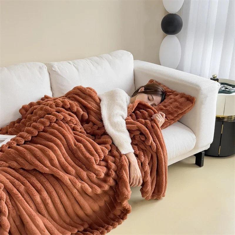 Blanket Heavy Weight Flannel Blanket EX-STOCK Canada