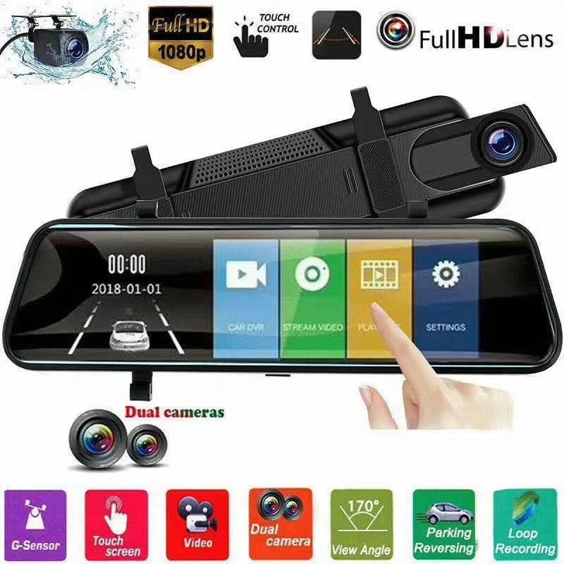 HD Night Vision Front And Rear 10 Inch 12 Inch Streaming Media Electronic Rearview Mirror EX-STOCK Canada