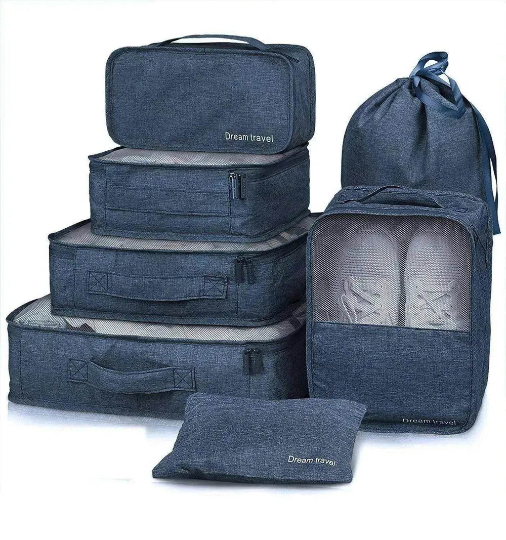 7pc Packing Cubes Luggage Storage Organiser Travel Bags - EX-STOCK Canada