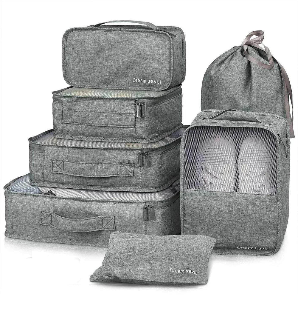7pc Packing Cubes Luggage Storage Organiser Travel Bags - EX-STOCK Canada
