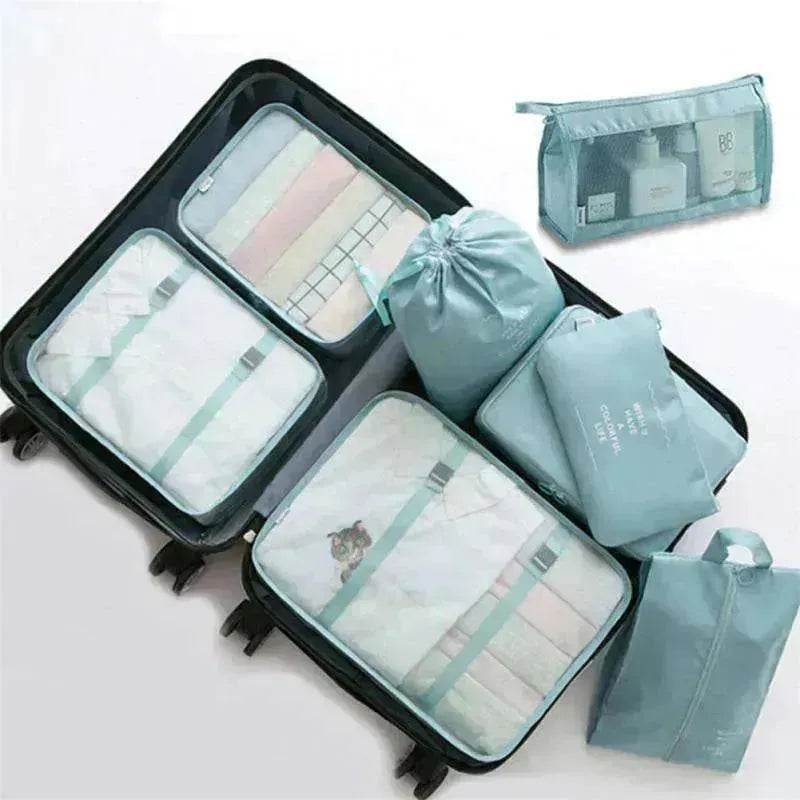 8 piece Set Luggage Divider Travel Storage Clothes Packing Cube Bag - EX-STOCK Canada