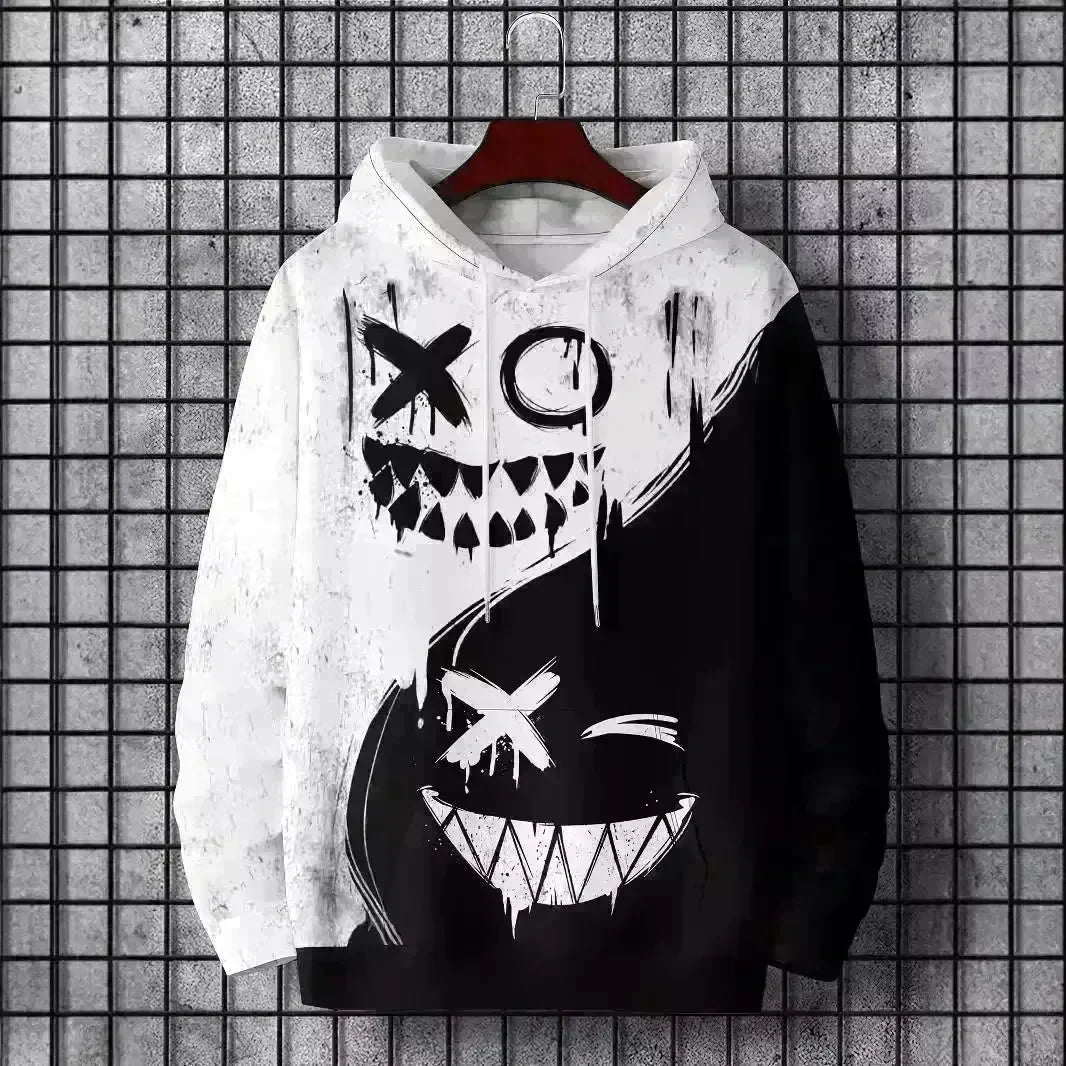 Autumn Winter Halloween Inspired Hoodie Sweatshirt Pullover tops for men - EX-STOCK CANADA