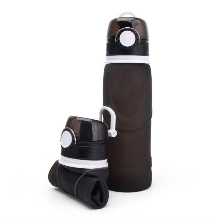 Foldable silicone Travel Hydrating water bottle - EX-STOCK Canada