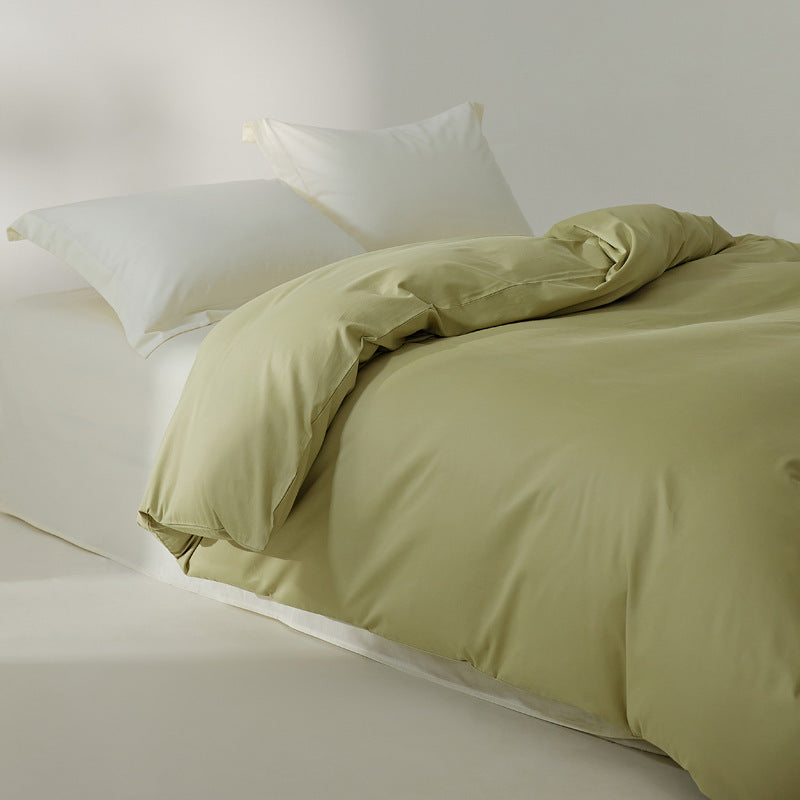 100 Cotton Sanding Duvet Cover Autumn And Winter Thickening Solid Color EX-STOCK Canada
