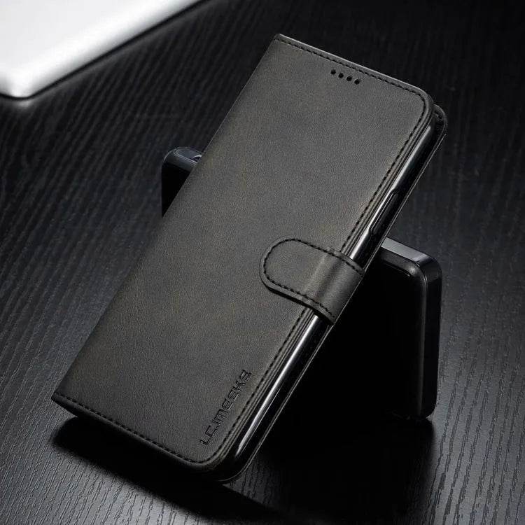 Luxury Leather iphone Case Flip Cover Card Holder Wallet Businessman Style - EX-STOCK Canada