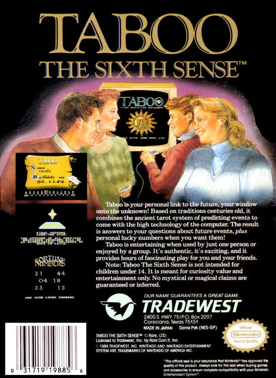 Taboo: The Sixth Sense