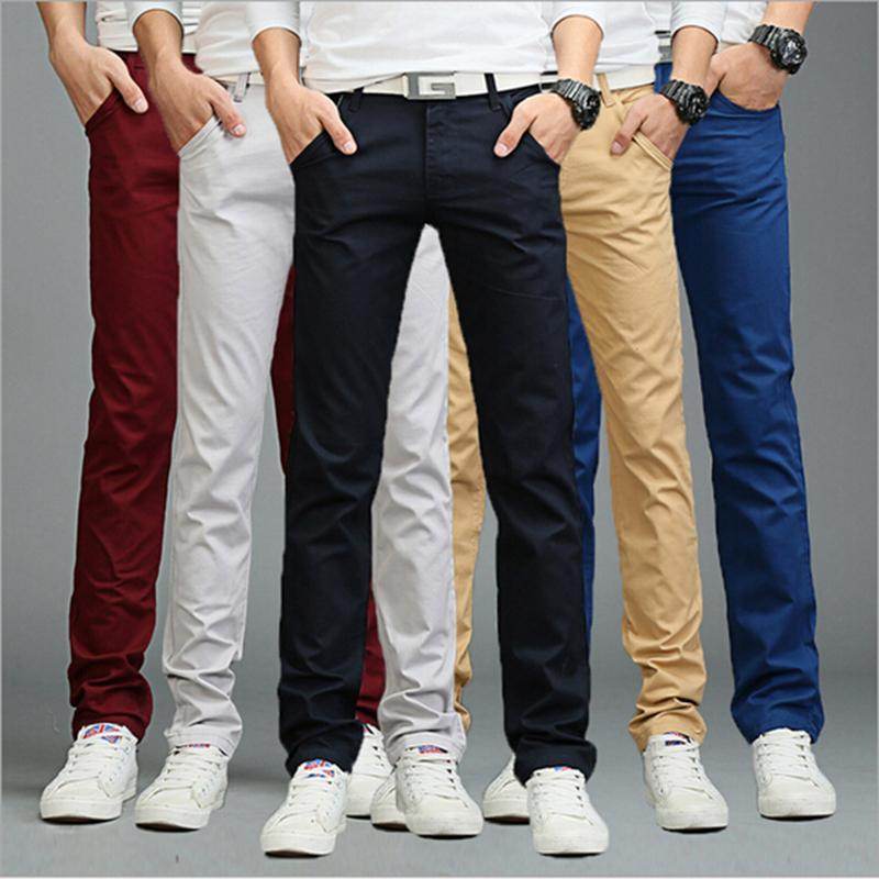 Slim fit straight leg Trouser Casual for Men's - EX-STOCK Canada