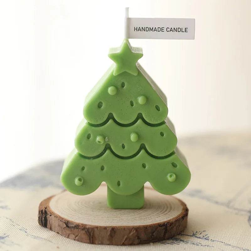 Christmas Tree Silicone Molds For DIY Christmas Creative Atmosphere Decoration Handmade Fragrant Candles - EX-STOCK Canada