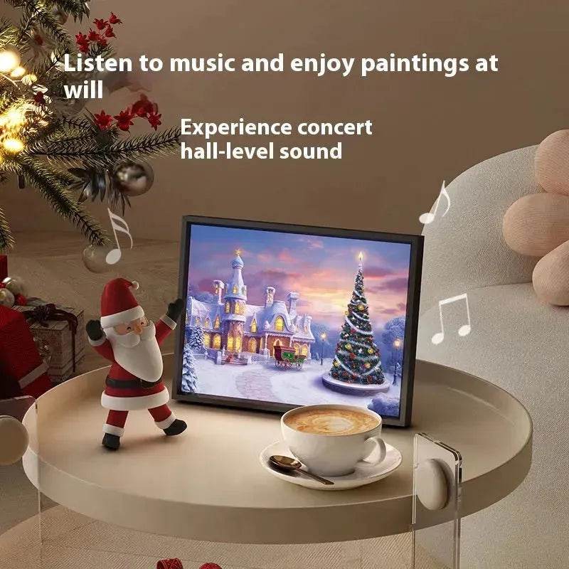 Christmas Luminous Painting Bluetooth speaker integrated gift idea - EX-STOCK Canada