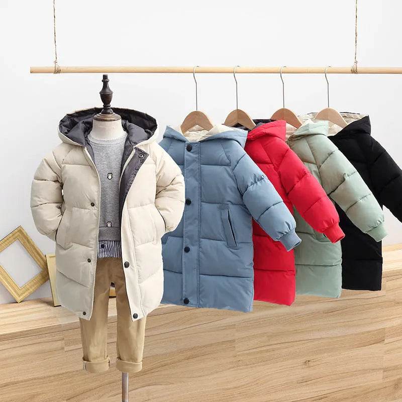 Children Winter Puffer Hoodie Windproof Jacket kids - EX-STOCK Canada
