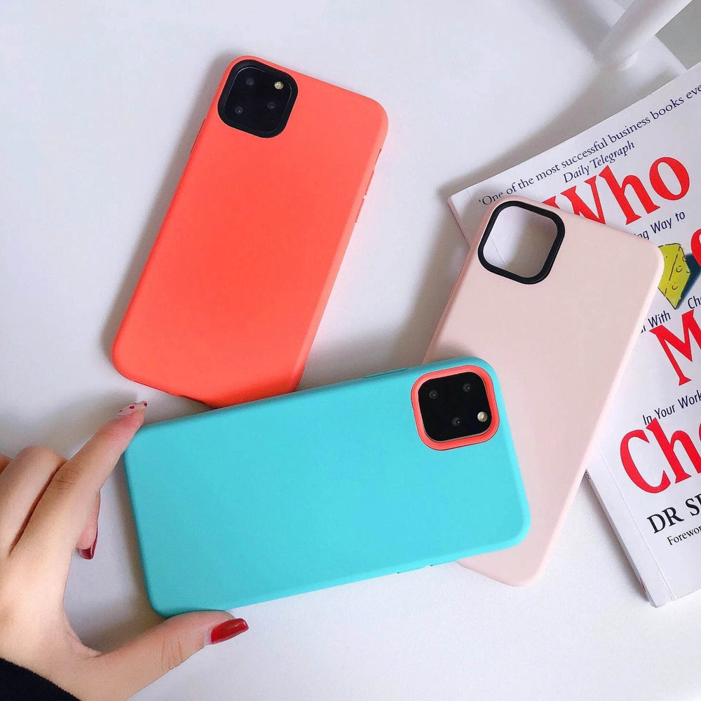 Plain Soft Silicone Mobile iphone phone case Unisex - EX-STOCK Canada