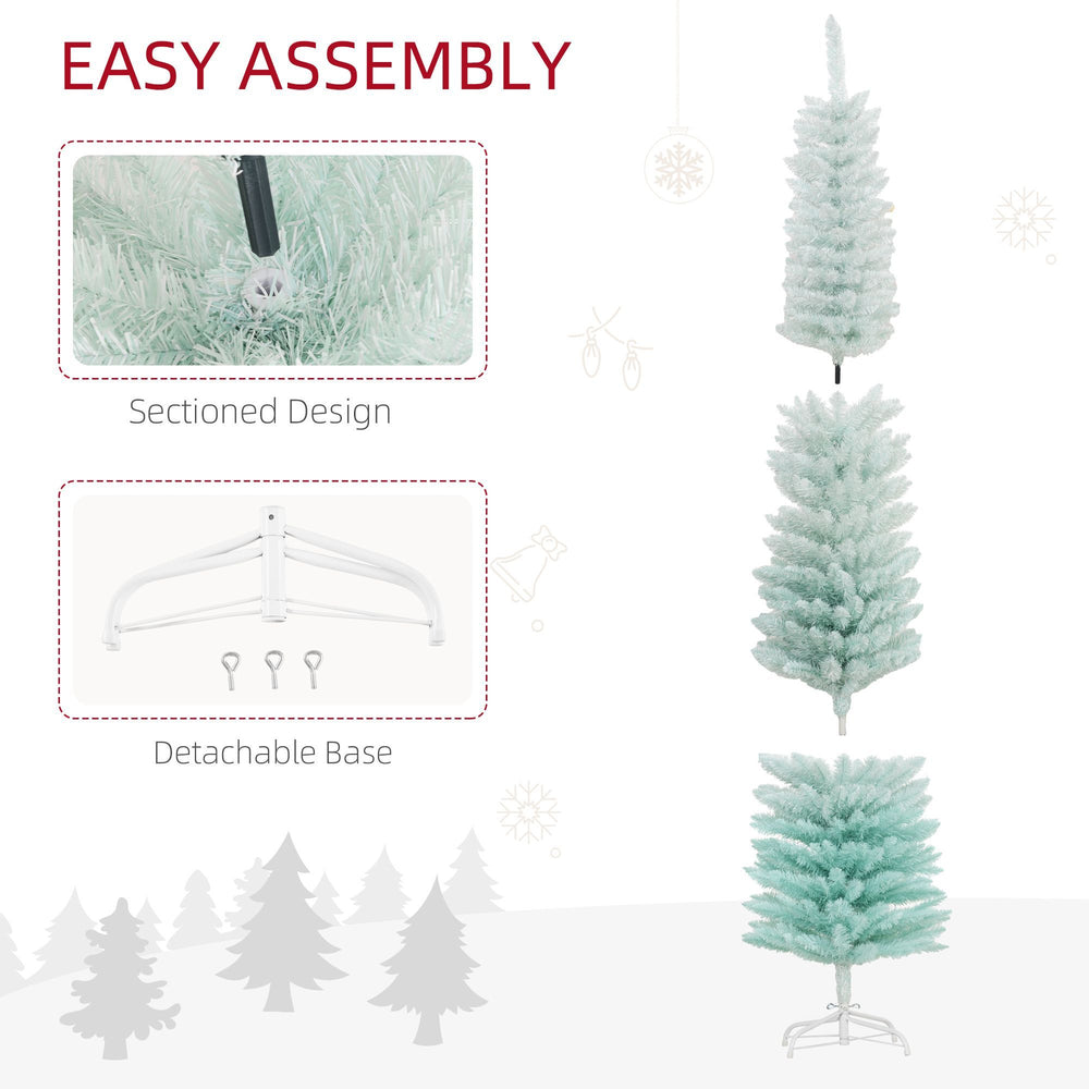 Sapin de Noël artificiel fin en PVC de 7' avec 500 branchesEX-STOCK Canada
