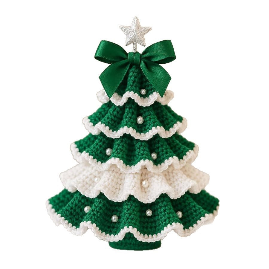 Crochet Christmas Tree Decoration DIY Material Package EX-STOCK Canada