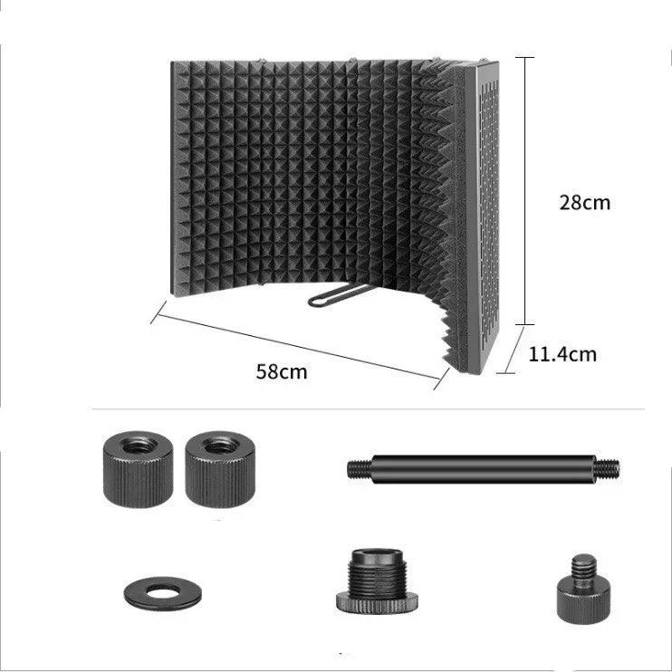 Microphone Recording Studio High-Quality Noise Reduction Screen Blowout Prevention Net EX-STOCK Canada