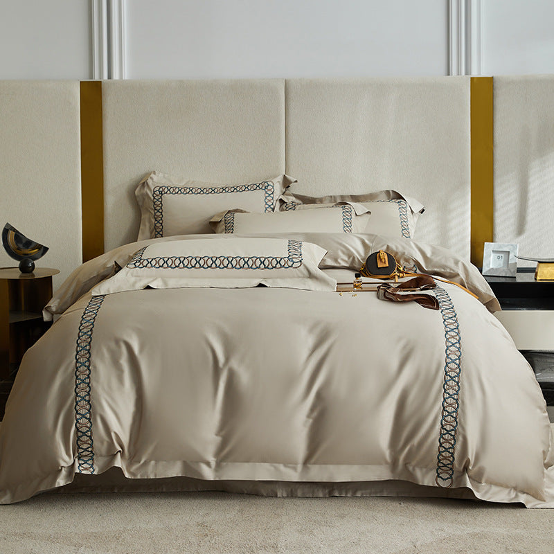 120 Pillow Cotton Four Piece Luxury Pure Cotton Duvet Cover EX-STOCK Canada
