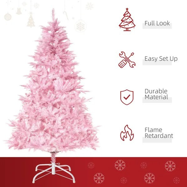 6FT Artificial Christmas Tree Holiday Xmas Tree Decoration With Automatic Open For Home Party, EX-STOCK Canada