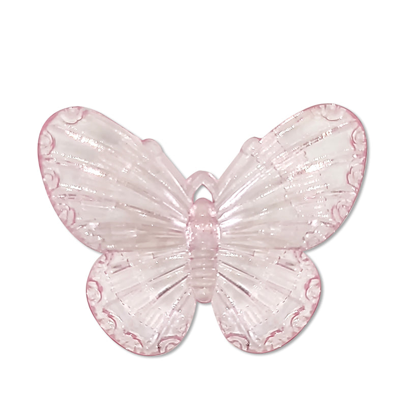 Transparent Butterfly Shoe Buckle Clip – Decorative Shoe Accessory